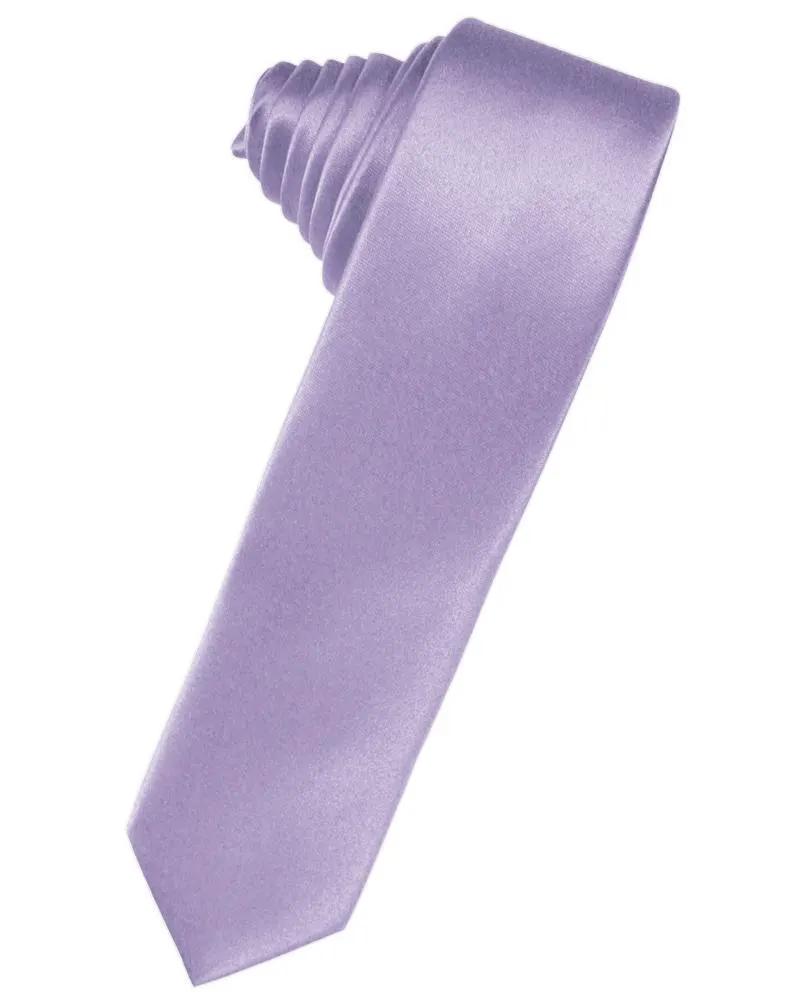 Luxury Satin Skinny Necktie Self Tie by Tux-USA