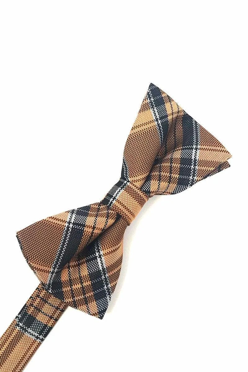 Madison Plaid Bow Tie Pre-Tied by Tux-USA