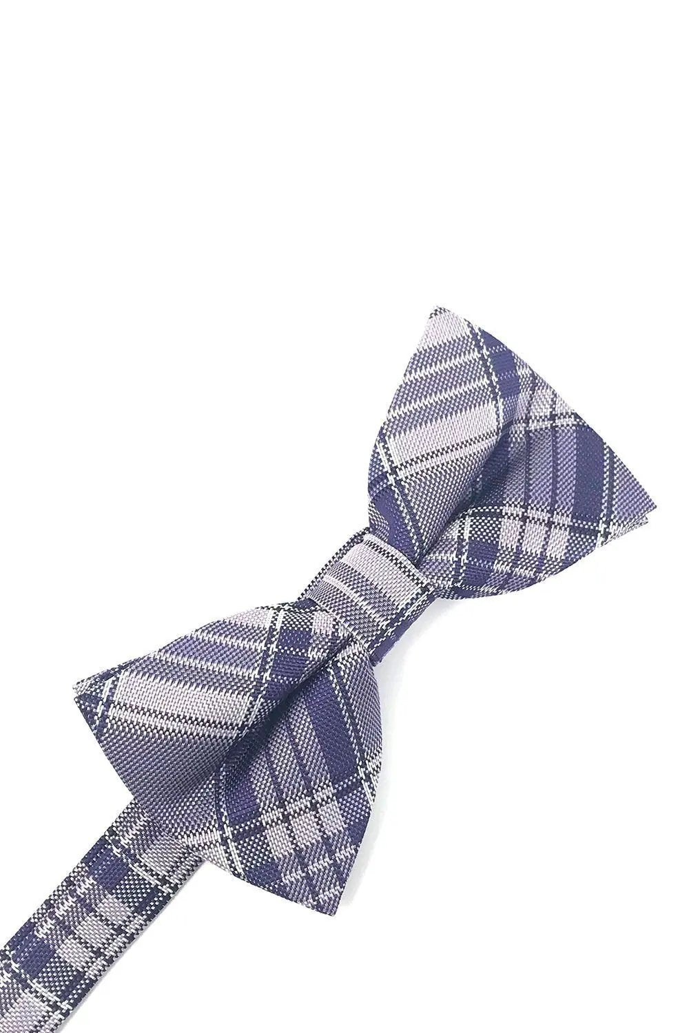 Madison Plaid Bow Tie Pre-Tied by Tux-USA