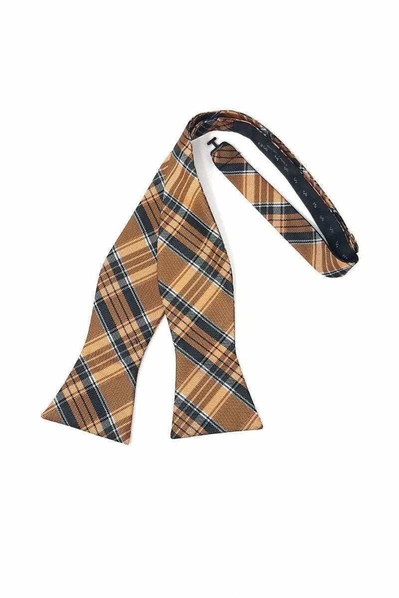 Madison Plaid Bow Tie Self Tie by Tux-USA