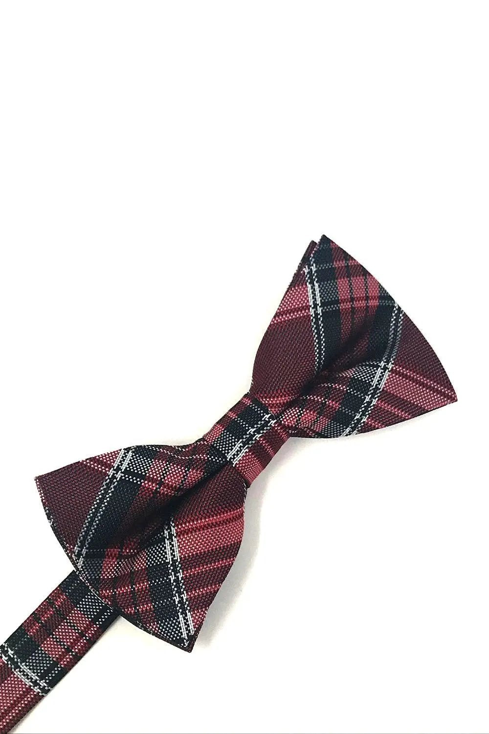 Madison Plaid Bow Tie Self Tie by Tux-USA