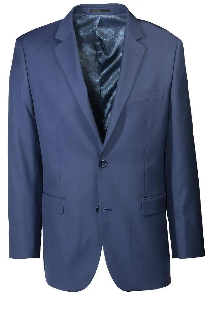 "Madison" Sapphire Blue Suit Jacket Notch (Separates) by Tux-USA
