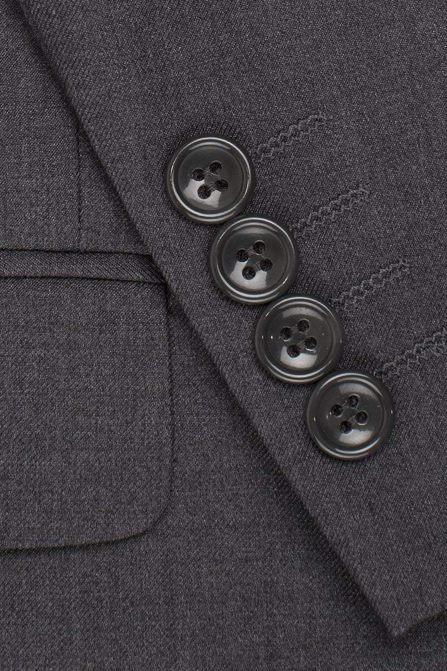 "Madison" Steel Grey Suit Jacket Notch (Separates) by Tux-USA