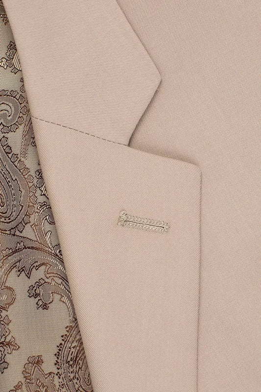 "Madison" Tan Suit Jacket Notch (Separates) by Tux-USA