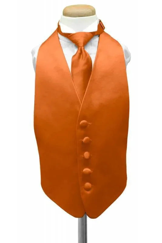 Luxury Satin Kids Tuxedo Vest 2 by Tux-USA