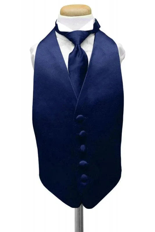 Luxury Satin Kids Tuxedo Vest 2 by Tux-USA