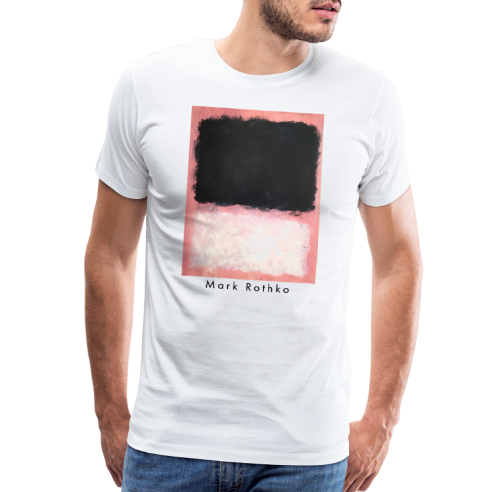 Mark Rothko Untitled, Pink, Black and White art t-shirt by Art-O-Rama Shop