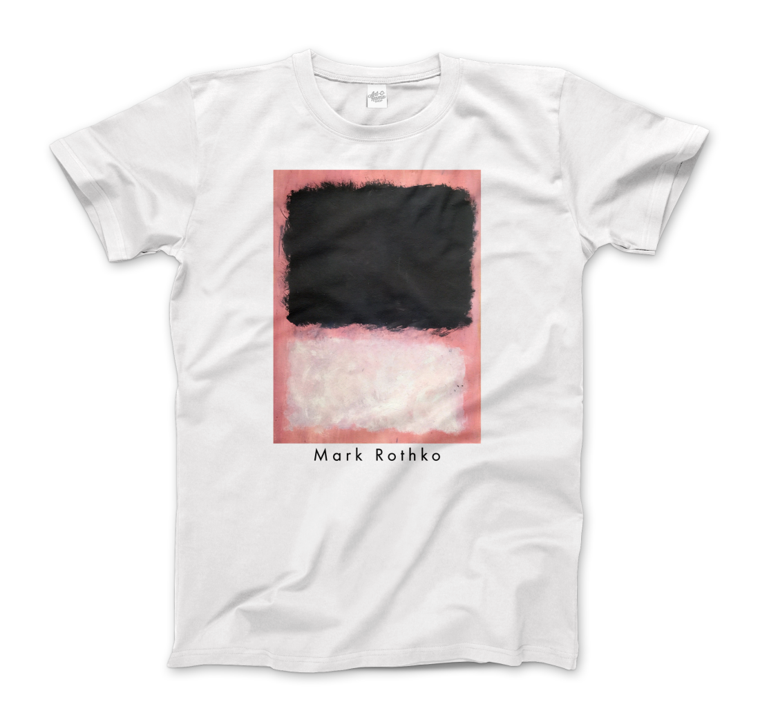 Mark Rothko Untitled, Pink, Black and White art t-shirt by Art-O-Rama Shop