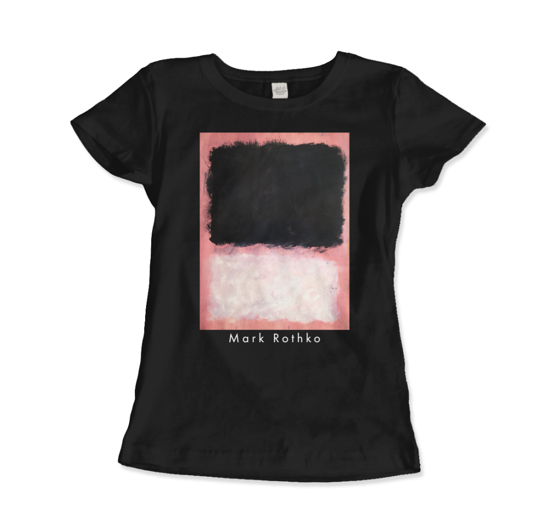 Mark Rothko Untitled, Pink, Black and White art t-shirt by Art-O-Rama Shop