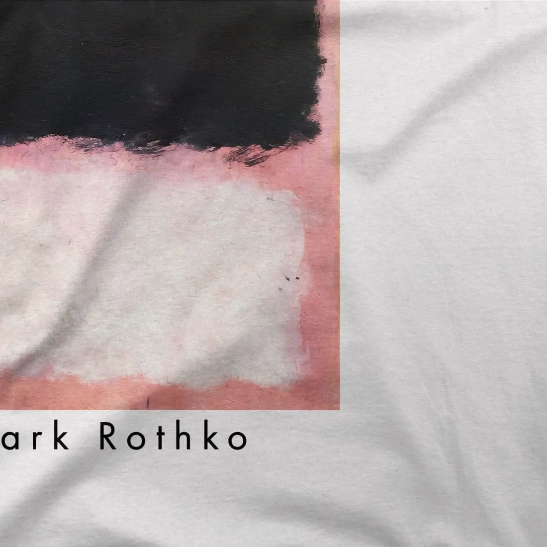 Mark Rothko Untitled, Pink, Black and White art t-shirt by Art-O-Rama Shop
