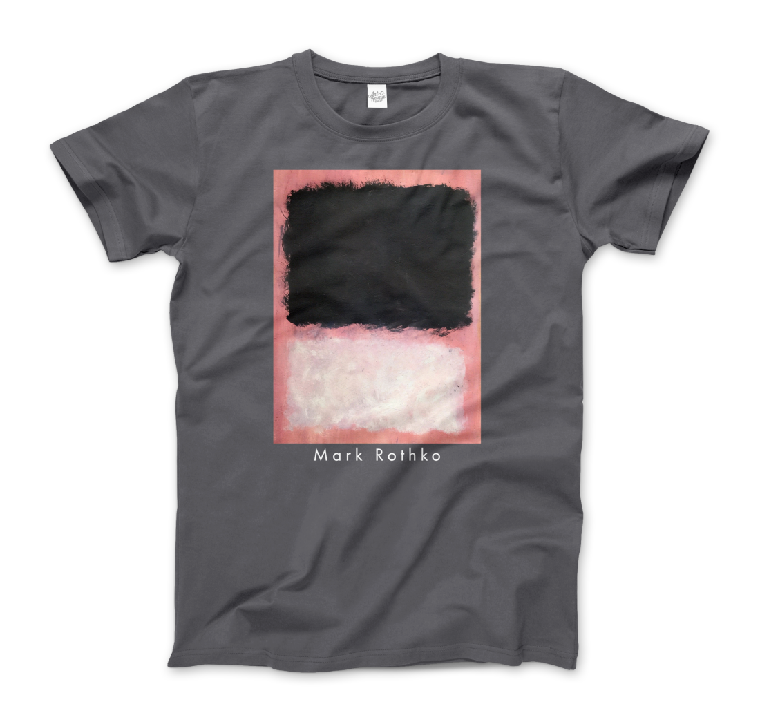 Mark Rothko Untitled, Pink, Black and White art t-shirt by Art-O-Rama Shop