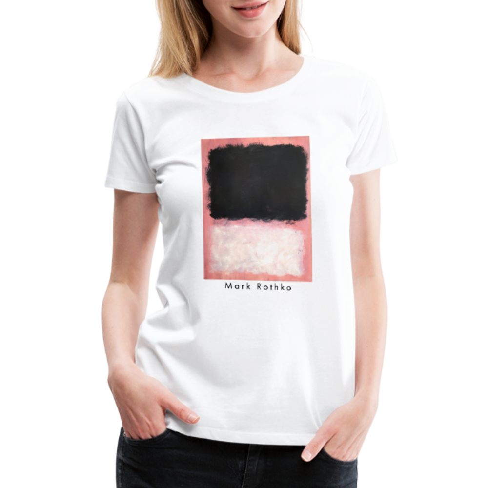 Mark Rothko Untitled, Pink, Black and White art t-shirt by Art-O-Rama Shop