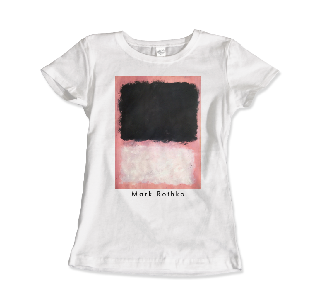Mark Rothko Untitled, Pink, Black and White art t-shirt by Art-O-Rama Shop