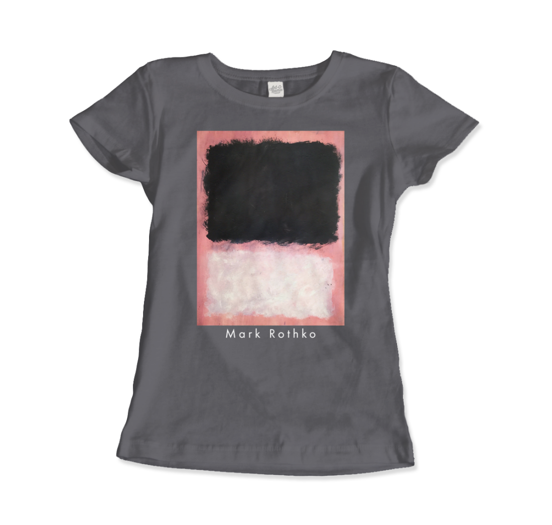 Mark Rothko Untitled, Pink, Black and White art t-shirt by Art-O-Rama Shop