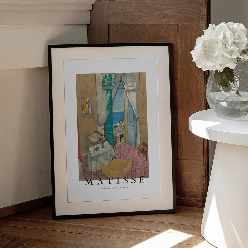 Wall art Interieur a Nice by Henri Matisse