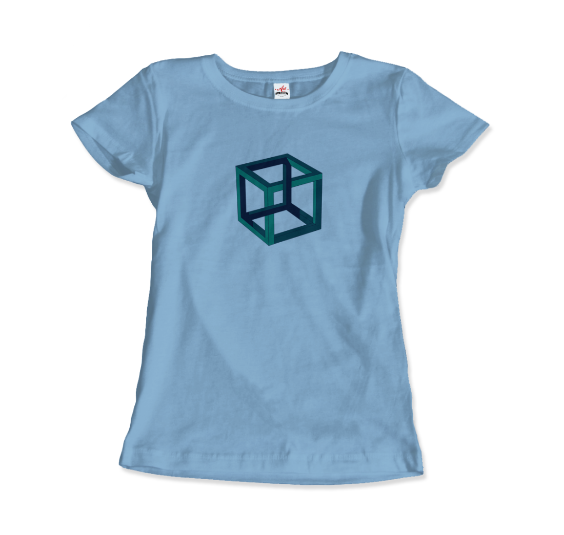 MC Escher Impossible Cube t-shirt by Art-O-Rama Shop