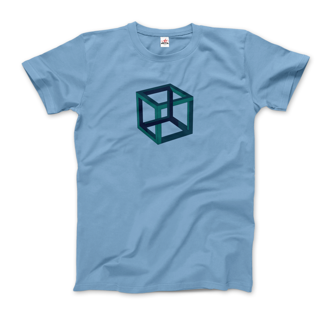 MC Escher Impossible Cube t-shirt by Art-O-Rama Shop
