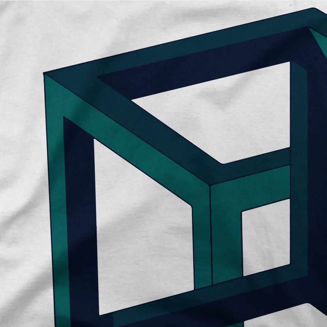 MC Escher Impossible Cube t-shirt by Art-O-Rama Shop