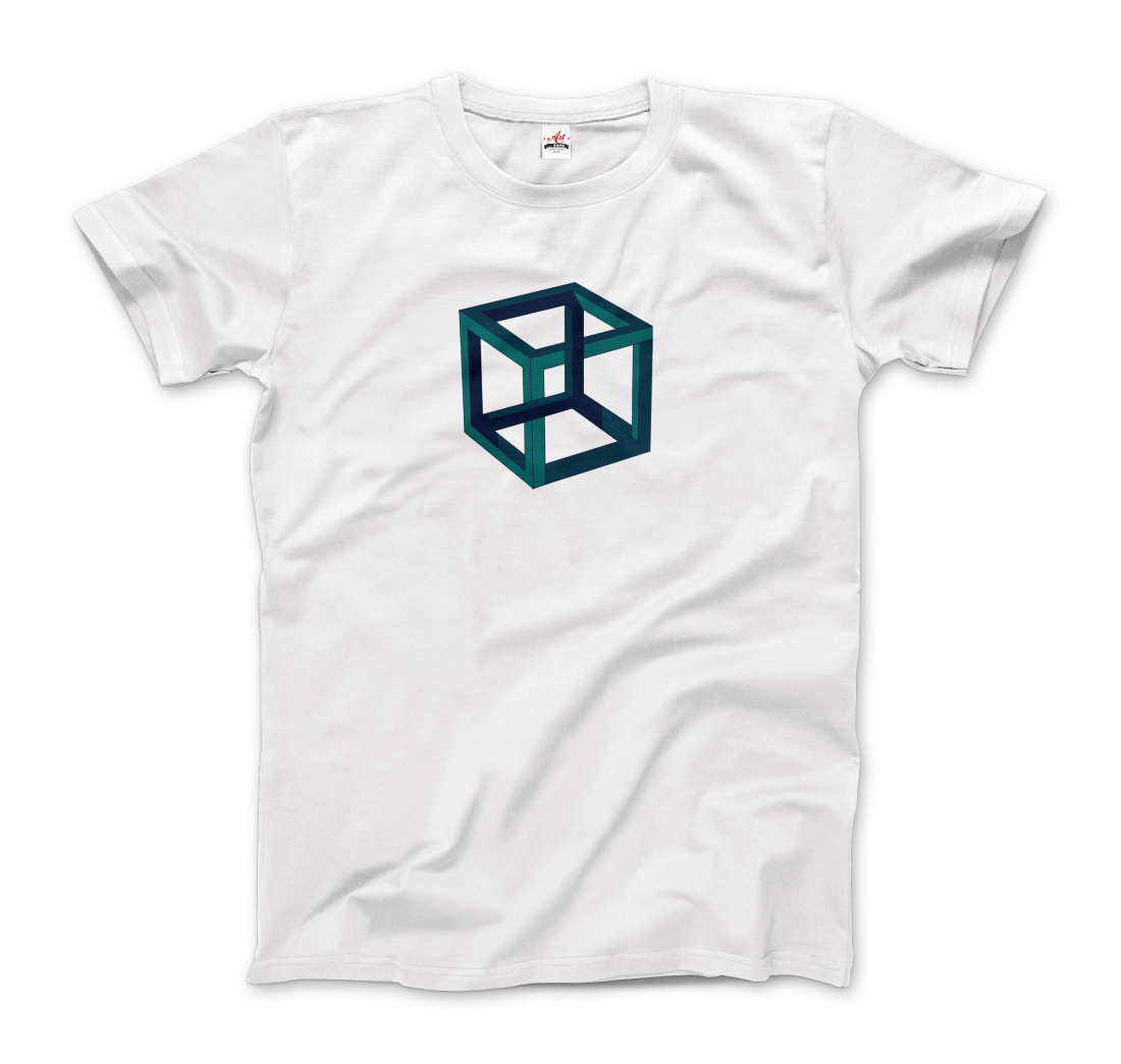 MC Escher Impossible Cube t-shirt by Art-O-Rama Shop