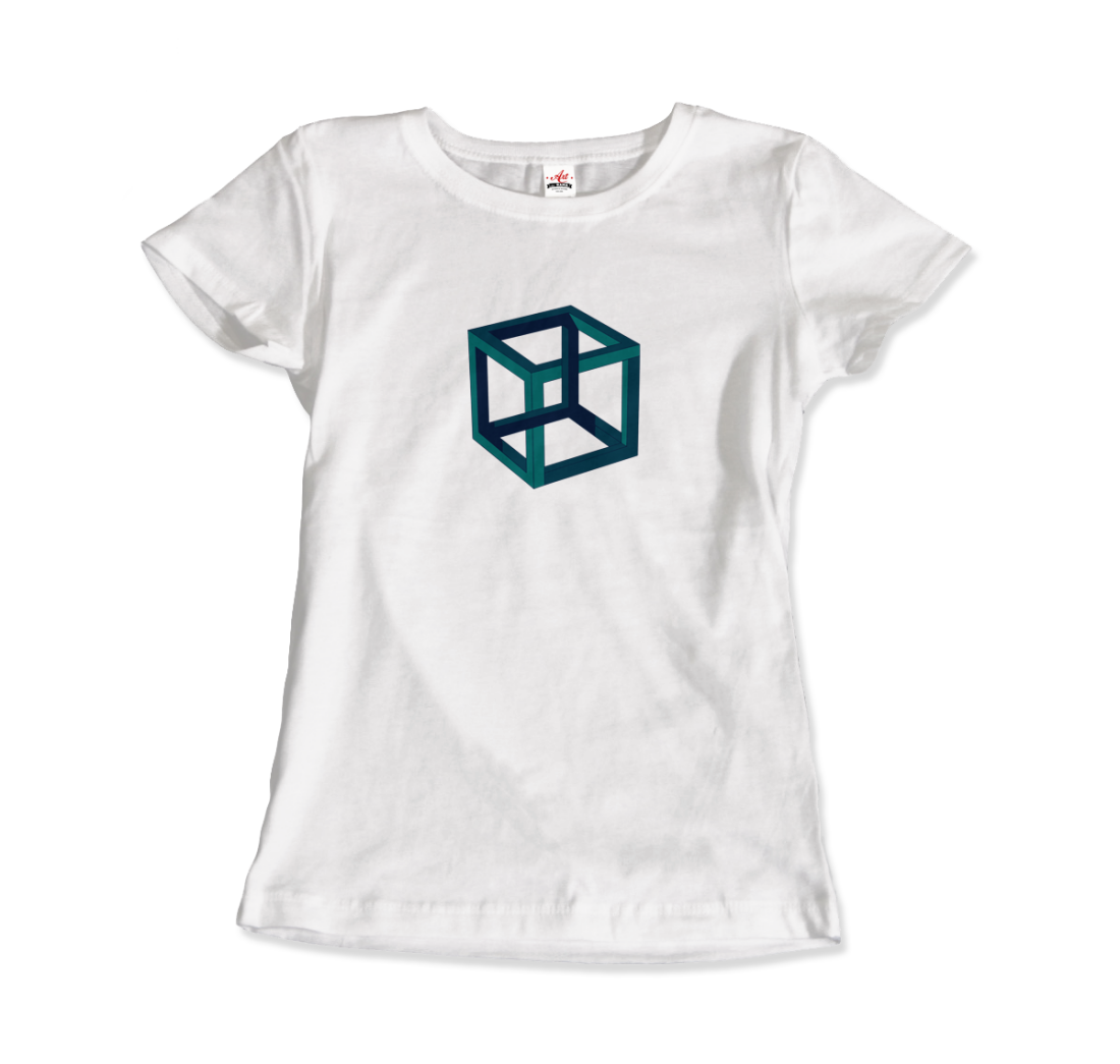 MC Escher Impossible Cube t-shirt by Art-O-Rama Shop