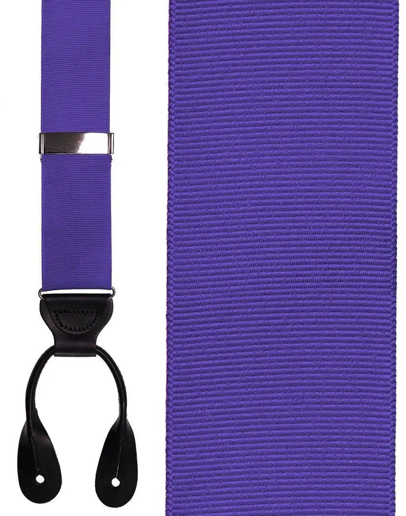 "Grosgraine Ribbon II" Suspenders 1.5 Width by Tux-USA
