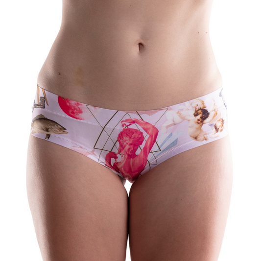 Memème Women’s Ultra-Comfortable ART - Angel - Panties | Breathable Cotton Crotch, Stretchy Fit, No Elastic Bands by Mememe
