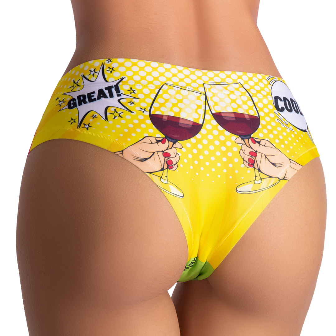 Memème Women’s Ultra-Comfortable COMICS - Friday Girl - Panties | Breathable Cotton Crotch, Stretchy Fit, No Elastic Bands by Mememe