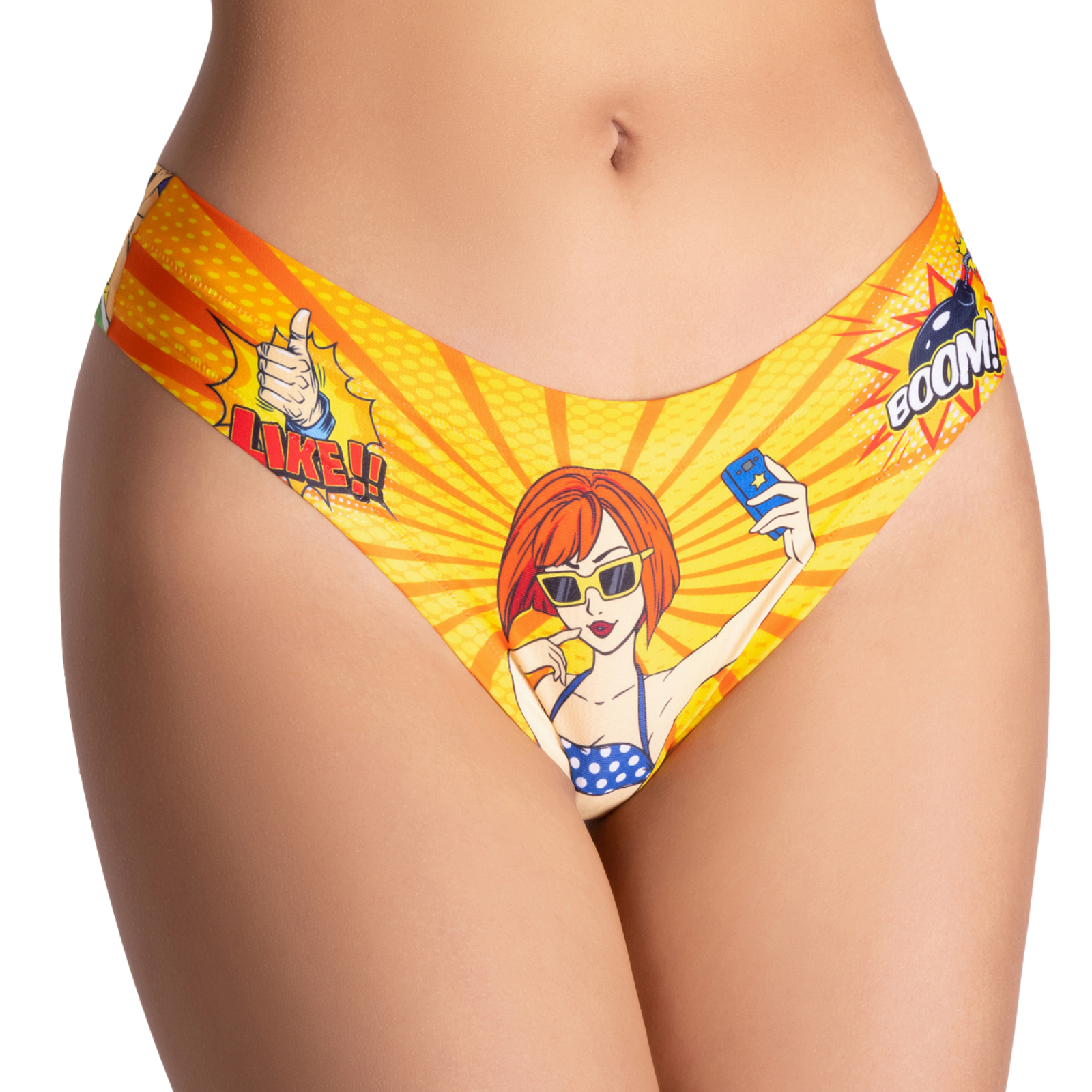 Memème Women’s Ultra-Comfortable COMICS - Insta Girl - Panties | Breathable Cotton Crotch, Stretchy Fit, No Elastic Bands by Mememe
