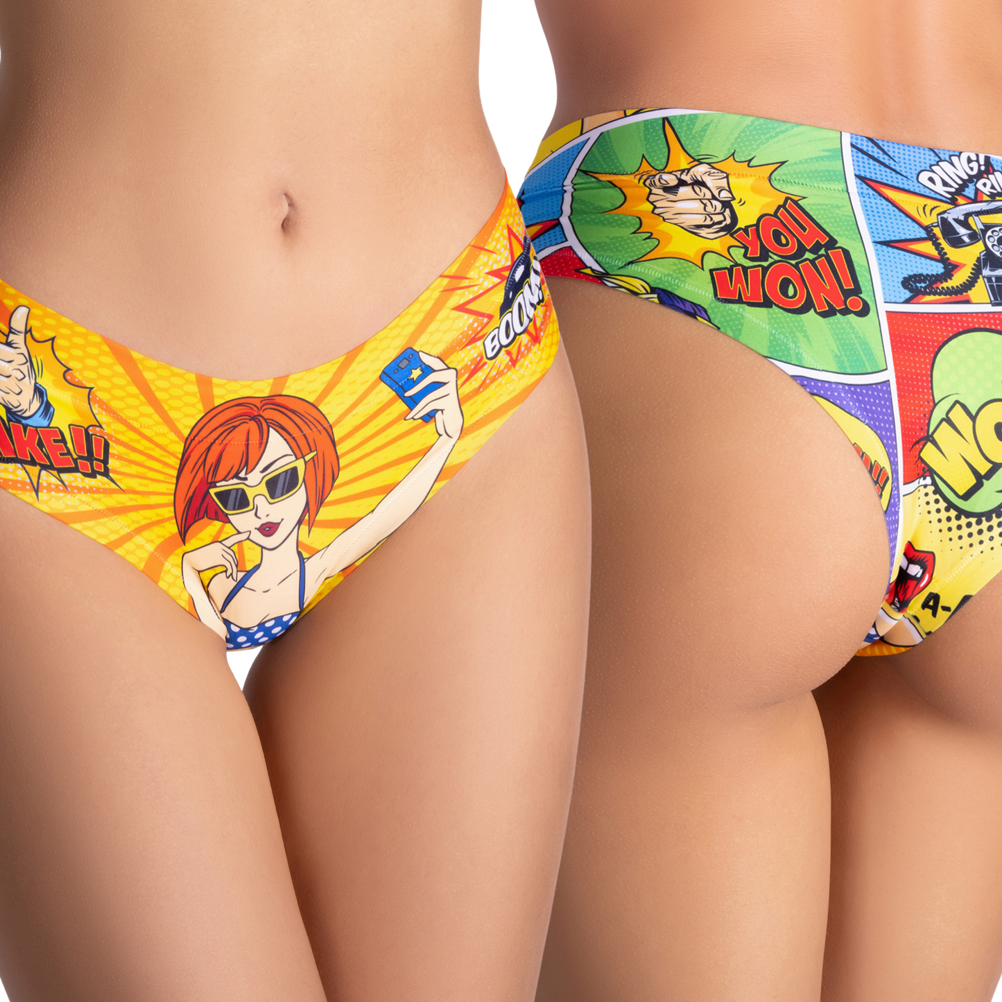 Memème Women’s Ultra-Comfortable COMICS - Insta Girl - Panties | Breathable Cotton Crotch, Stretchy Fit, No Elastic Bands by Mememe