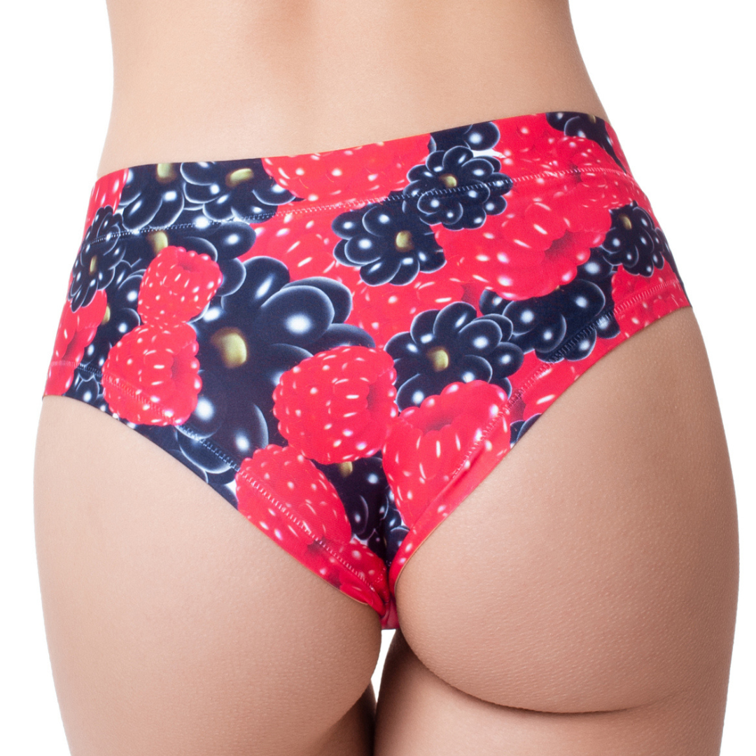 Memème Women’s Ultra-Comfortable FRESH SUMMER - Blackberry - Panties | Breathable Cotton Crotch, Stretchy Fit by Mememe