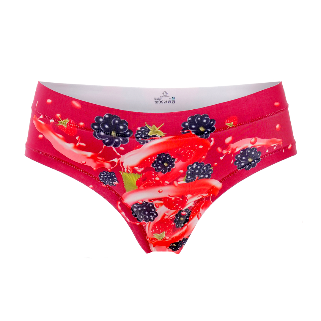 Memème Women’s Ultra-Comfortable FRESH SUMMER - Blackberry - Panties | Breathable Cotton Crotch, Stretchy Fit by Mememe