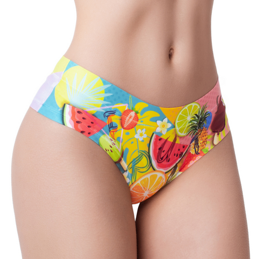 Memème Women’s Ultra-Comfortable FRESH SUMMER - Mix - Panties | Breathable Cotton Crotch, Stretchy Fit, No Elastic Bands by Mememe