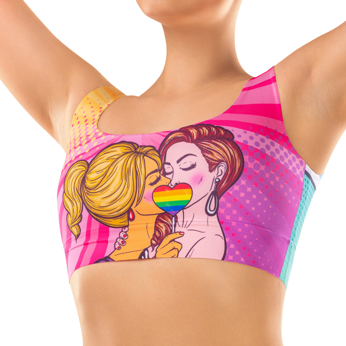 Memème Women’s Ultra-Comfortable INTRIGUE - Amour - Crop Top| Stretchy Fit, No Elastic Bands by Mememe