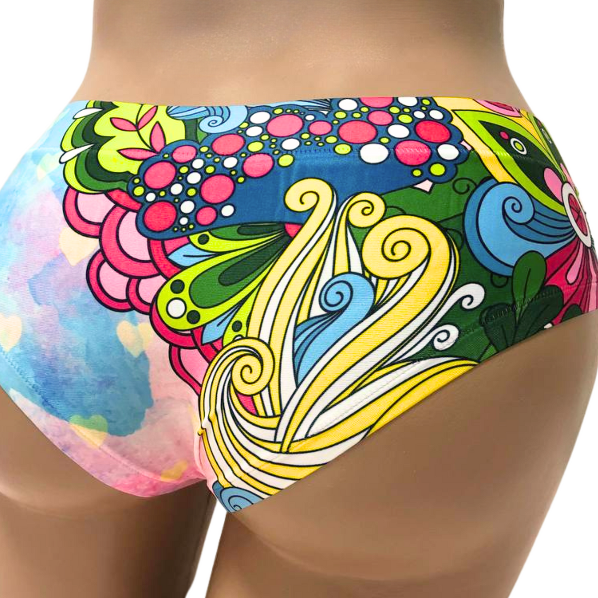 Memème Women’s Ultra-Comfortable LOVE - Spectrum Mix Panties | Breathable Cotton Crotch, Stretchy Fit, No Elastic Bands by Mememe