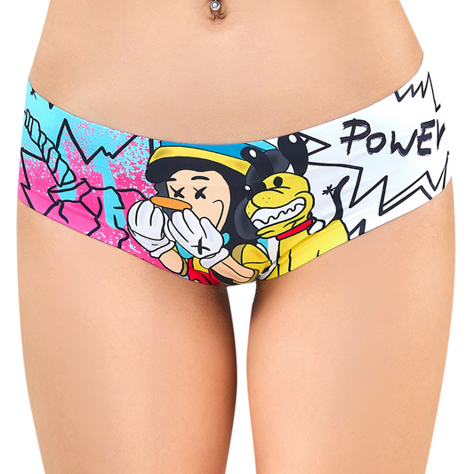 Memème Women’s Ultra-Comfortable MOXIE - Power - Panties | Breathable Cotton Crotch, Stretchy Fit, No Elastic Bands by Mememe