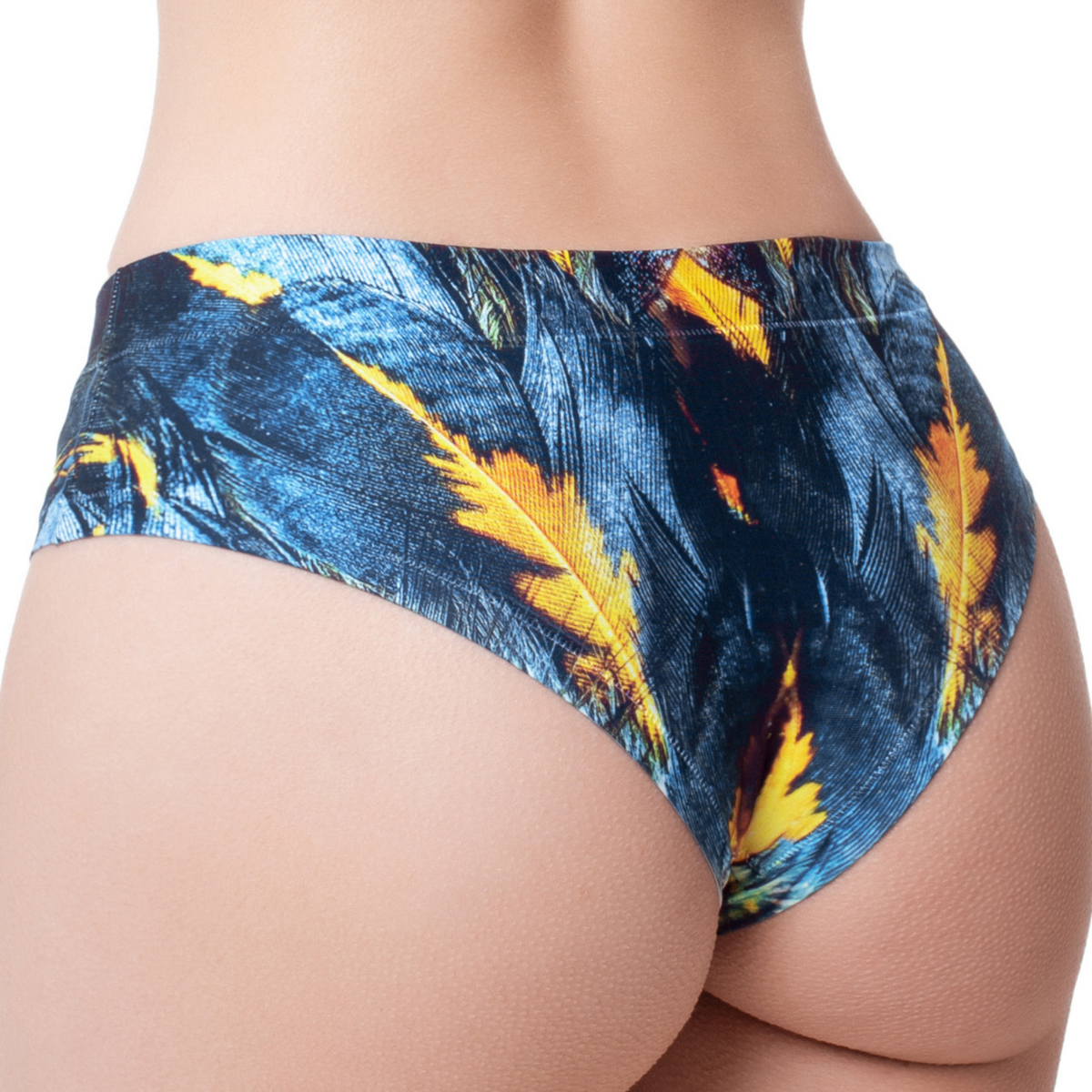 Memème Women’s Ultra-Comfortable PARADISE BIRDS - Feathers - Panties | Breathable Cotton Crotch, Stretchy Fit by Mememe