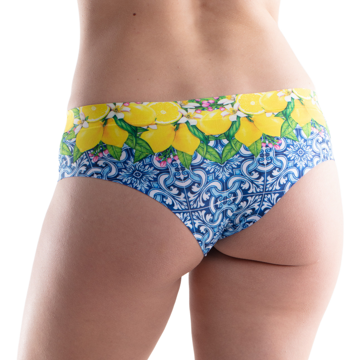 Memème Women’s Ultra-Comfortable SICILY - Lemon 2 - Panties | Breathable Cotton Crotch, Stretchy Fit, No Elastic Bands by Mememe