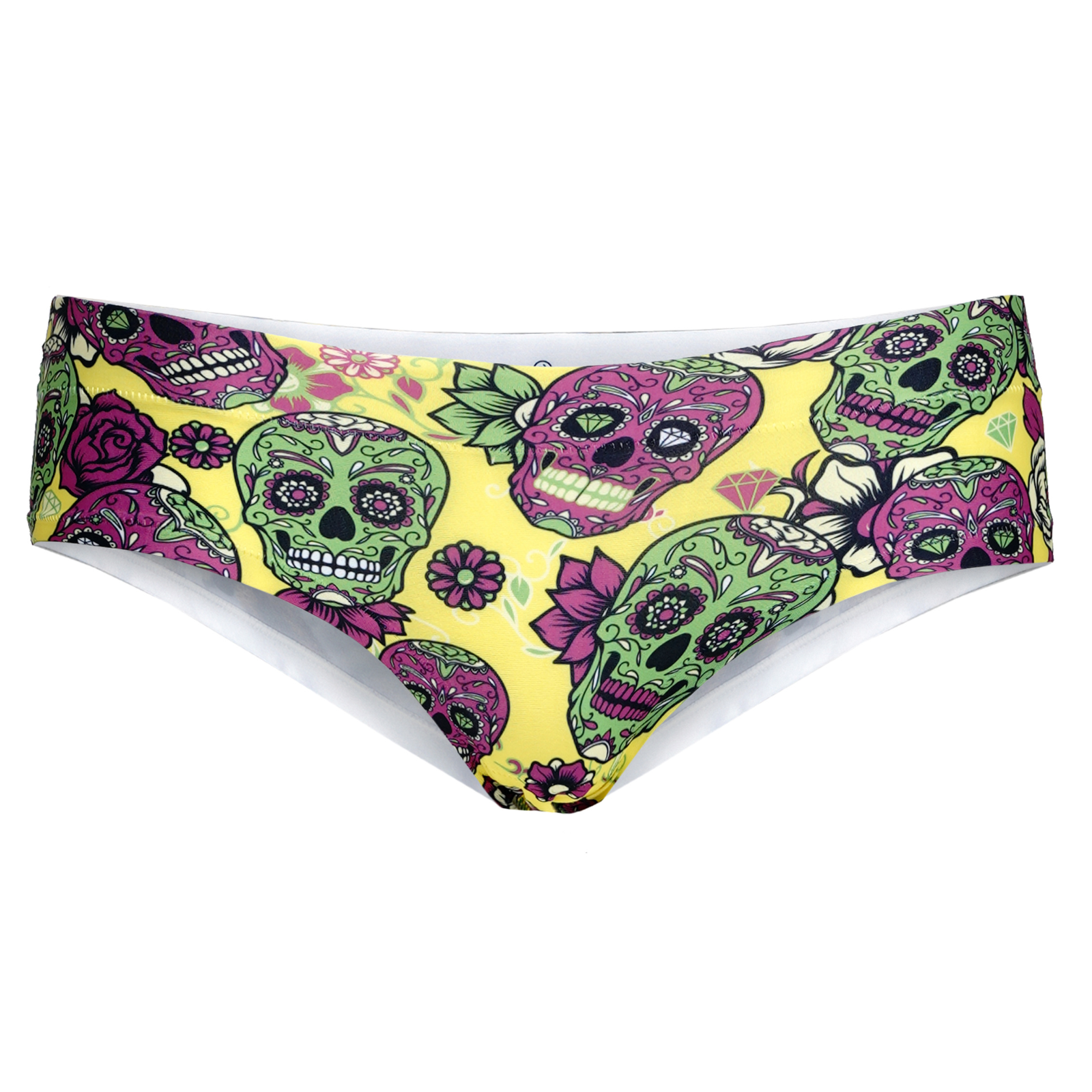 Memème Women’s Ultra-Comfortable SKULLS LOVERS - Muerto - Panties | Breathable Cotton Crotch, Stretchy Fit by Mememe