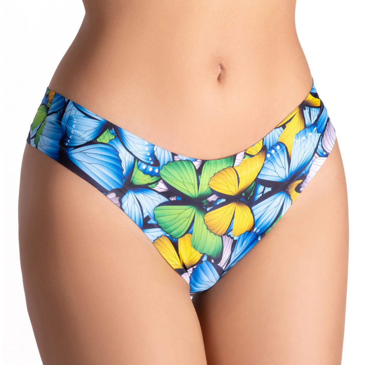 Memème Women’s Ultra-Comfortable SPRING - Butterfly Yellow - Panties | Breathable Cotton Crotch, Stretchy Fit by Mememe