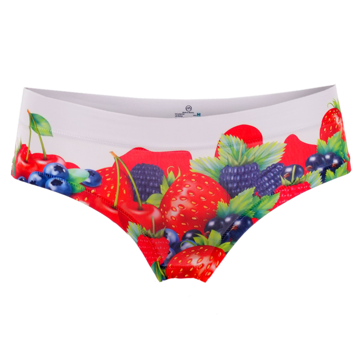 Memème Women’s Ultra-Comfortable SUMMER FRUITS - Berry Yogurt - Panties | Breathable Cotton Crotch, Stretchy Fit by Mememe