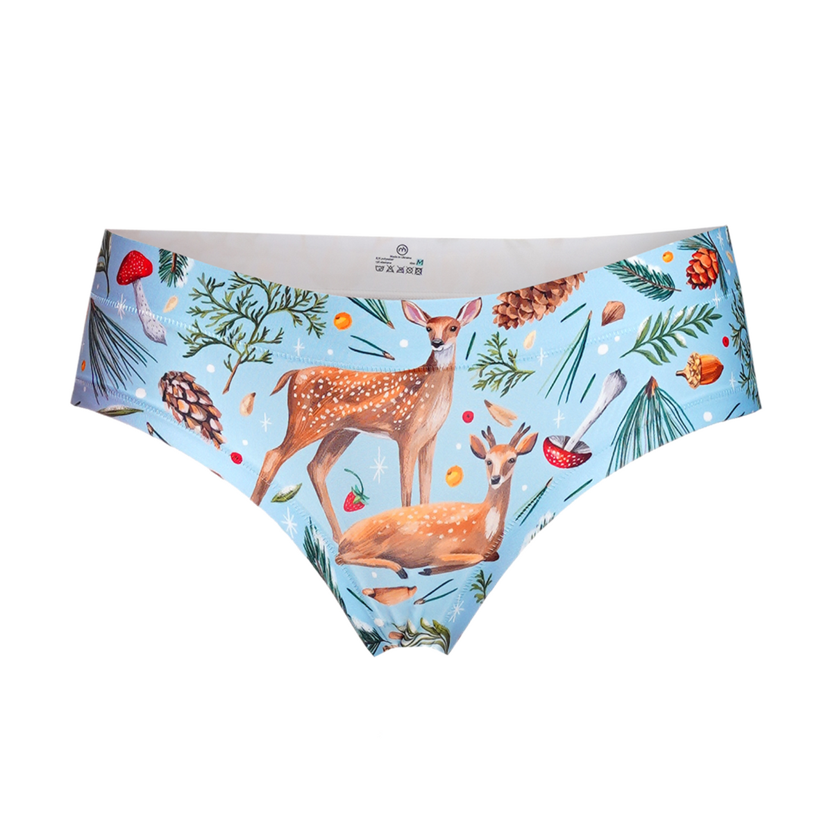 Memème Women’s Ultra-Comfortable WINTER FAIRYTALE - Deer - Panties | Breathable Cotton Crotch, Stretchy Fit by Mememe