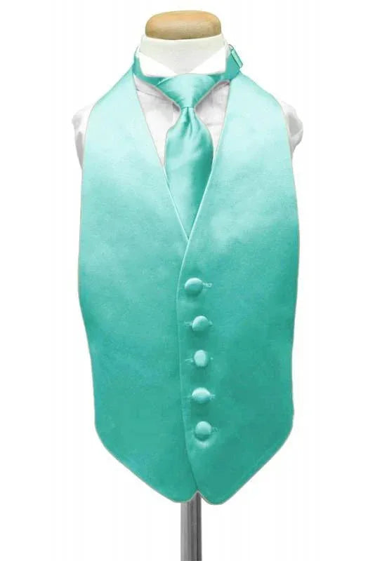 Luxury Satin Kids Tuxedo Vest 2 by Tux-USA