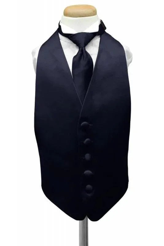 Luxury Satin Kids Tuxedo Vest 2 by Tux-USA