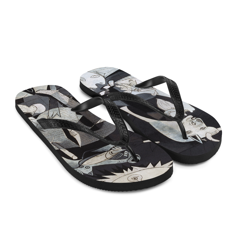 Pablo Picasso Guernica 1937 Artwork Flip-Flops by Art-O-Rama