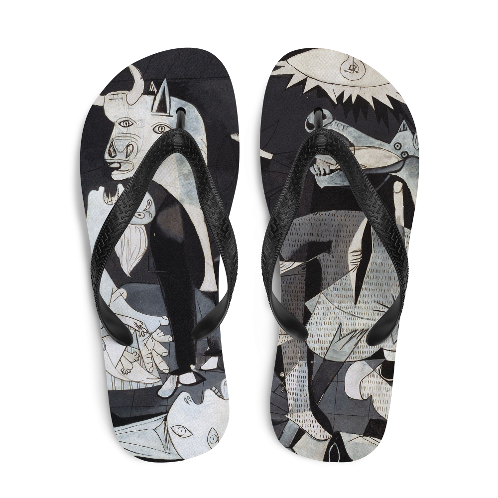 Pablo Picasso Guernica 1937 Artwork Flip-Flops by Art-O-Rama