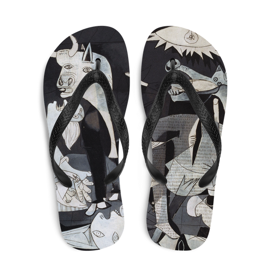 Pablo Picasso Guernica 1937 Artwork Flip-Flops by Art-O-Rama