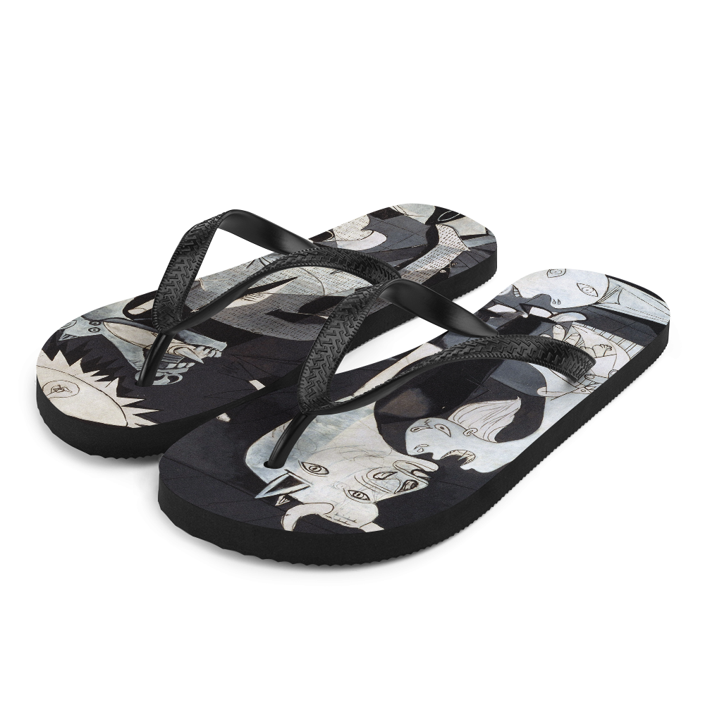 Pablo Picasso Guernica 1937 Artwork Flip-Flops by Art-O-Rama