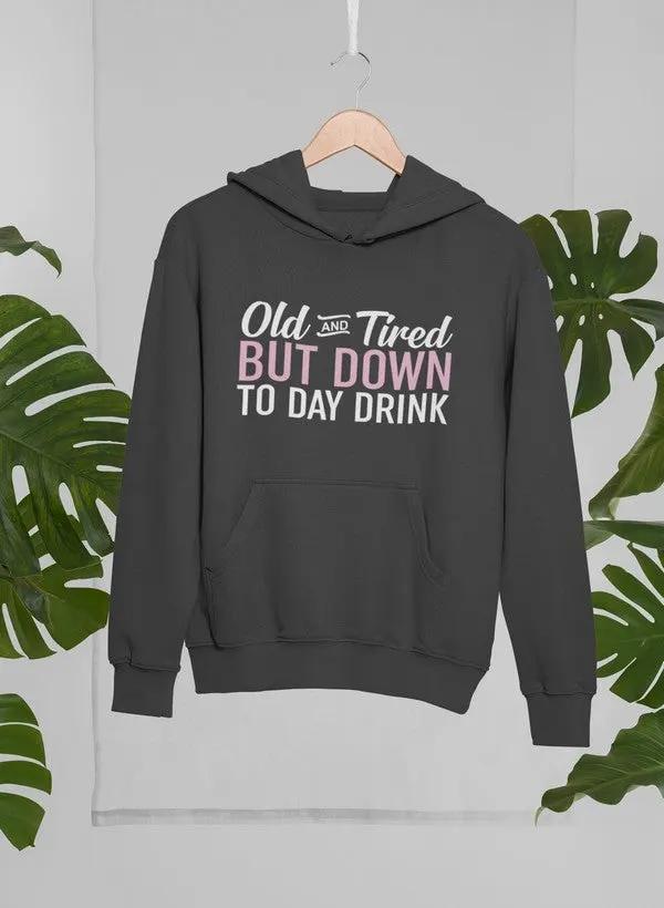 Old And Tired Hoodie by Merch