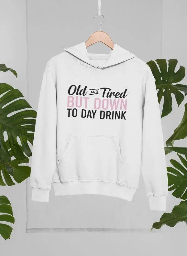 Old And Tired Hoodie by Merch