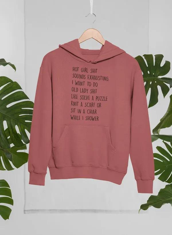 Old Lady Stuff Hoodie by Merch